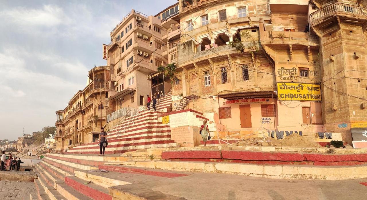 Hotel Sita Palace On Heritage Ghats Of Benaras Варанаси Екстериор снимка